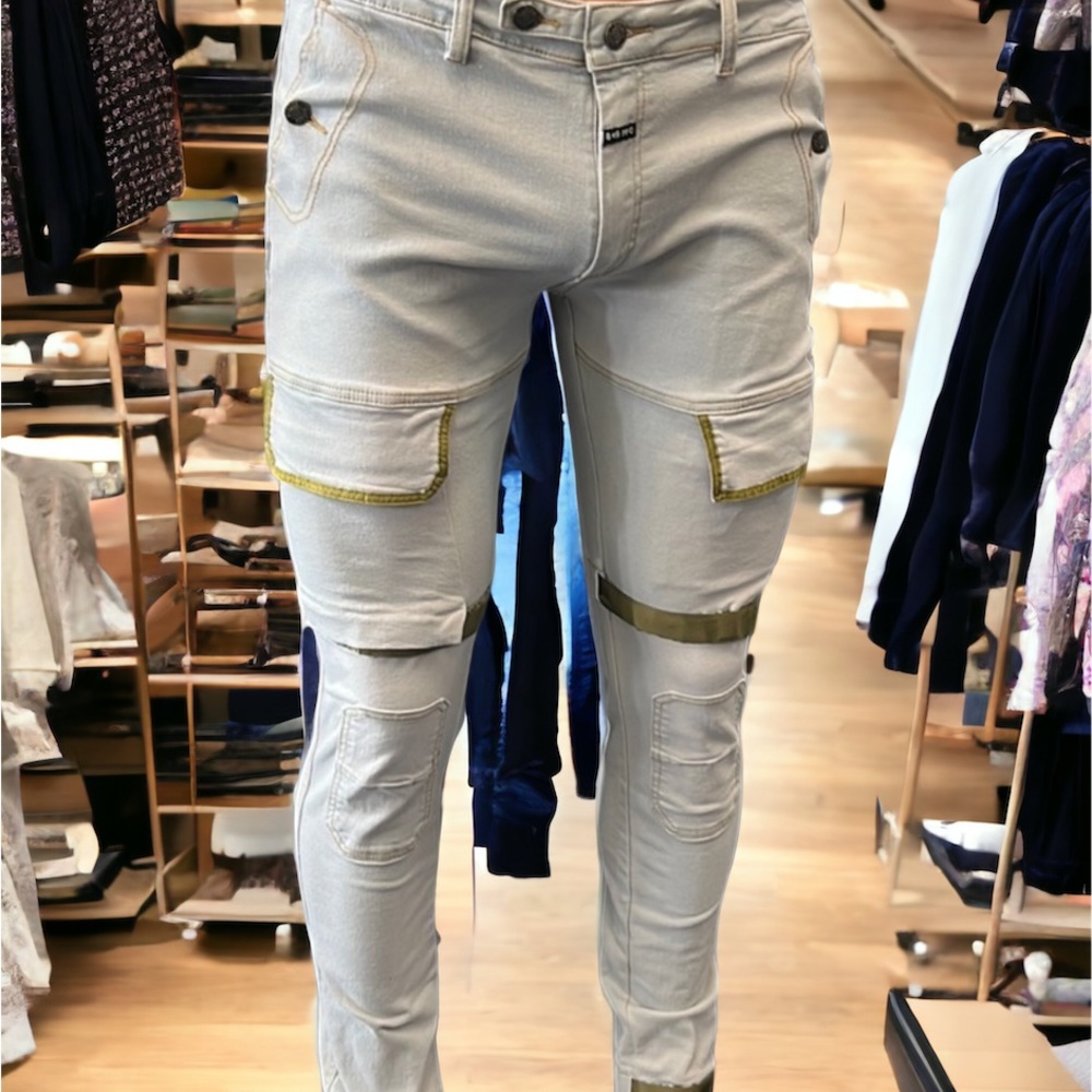 8&9 STRAPPED JEANS